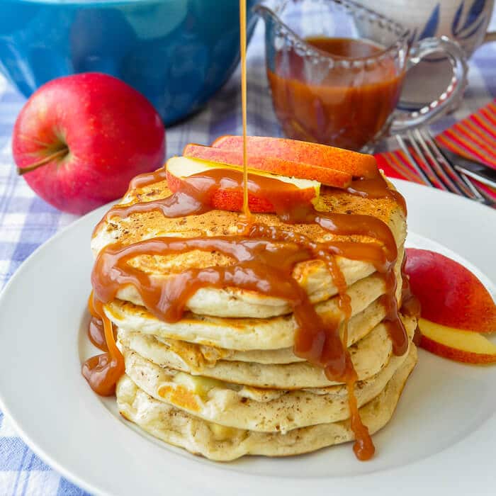 Ultimate Indulgence: Homemade Caramel Apple Pancakes Recipe